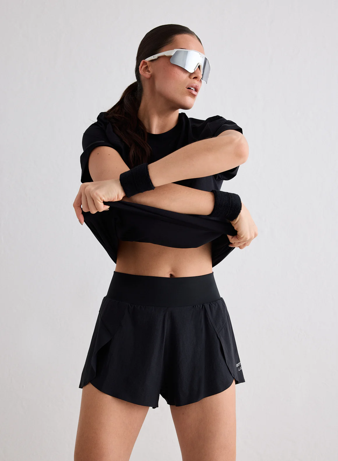 Black Running Shorts